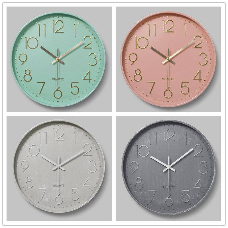 Colorful Round Wall Clock | Modern Wall Clock Decor 7