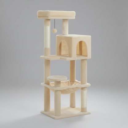 5-Level Cat Tree with Condo | Modern Cat Tower for Climbing 1