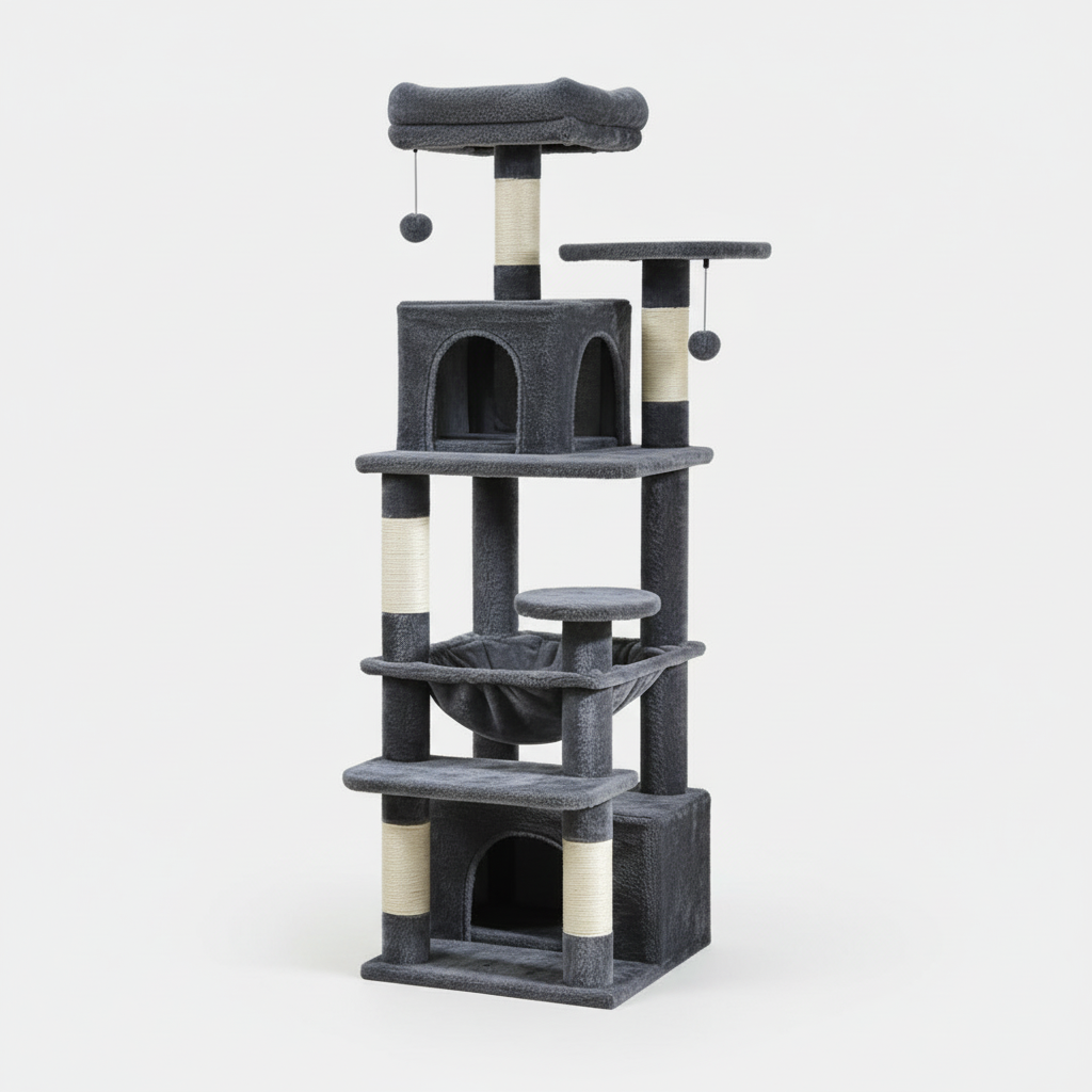 6-Level Cat Tree Tower for Large Cats | Cat Furniture 1