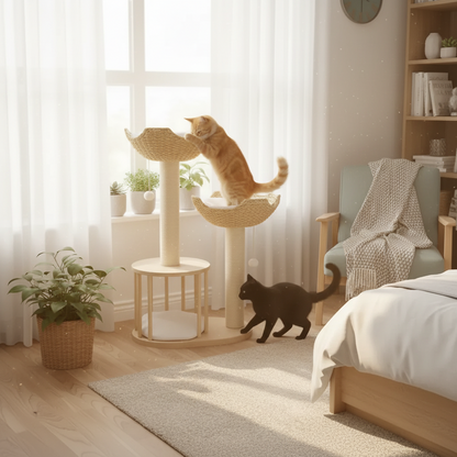 Bingo Cat Tower | Modern 3-Tier Cat Tree Condo for Cats 2