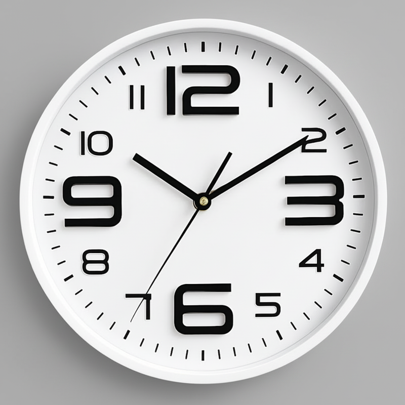 Colorful Cartoon Kids Wall Clock | 30cm Round Design