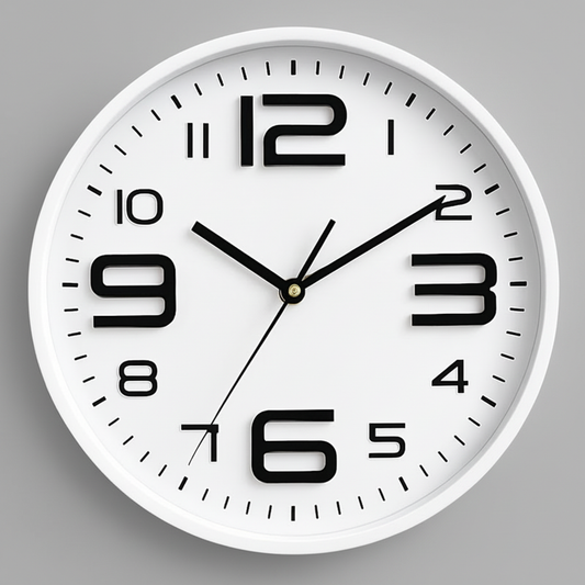 Colorful Cartoon Kids Wall Clock | 30cm Round Design