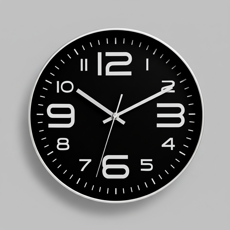 Colorful Cartoon Kids Wall Clock | 30cm Round Design