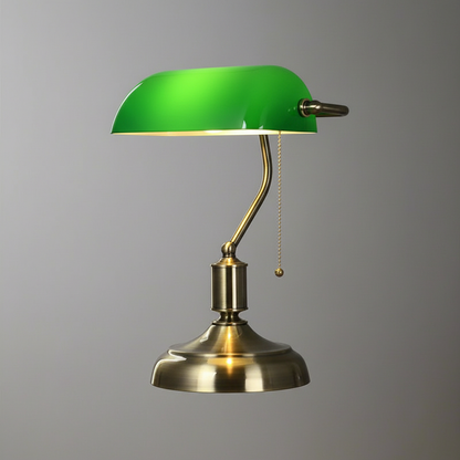 European Glass Table Lamp | Elegant Bedside or Desk Lamp