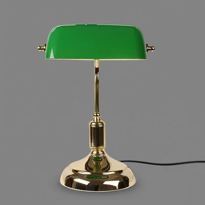 European Glass Table Lamp | Elegant Bedside or Desk Lamp