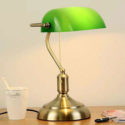 European Glass Table Lamp | Elegant Bedside or Desk Lamp