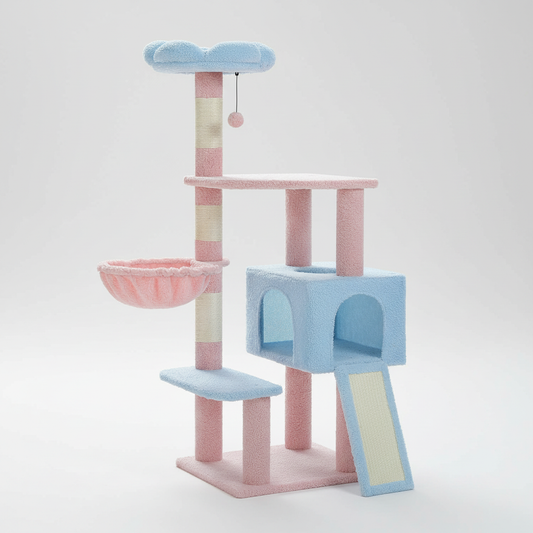 Flower Cat Tree | Multi-Level Indoor Cat Tower 0