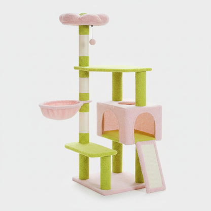 Flower Cat Tree | Multi-Level Indoor Cat Tower 1