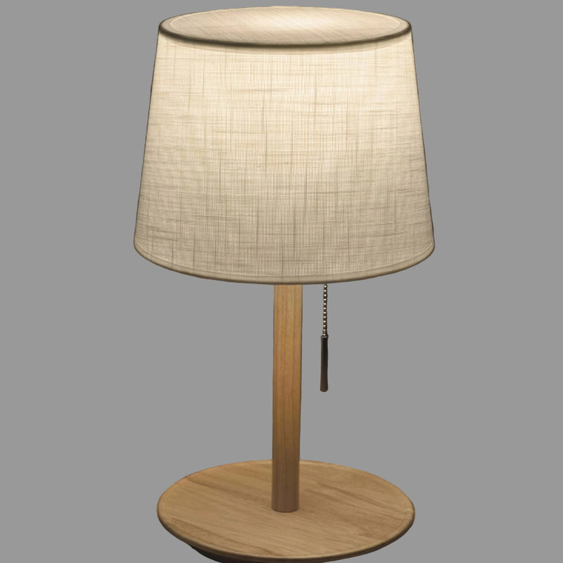 Gentle Glow | Nordic Walnut Table Lamp