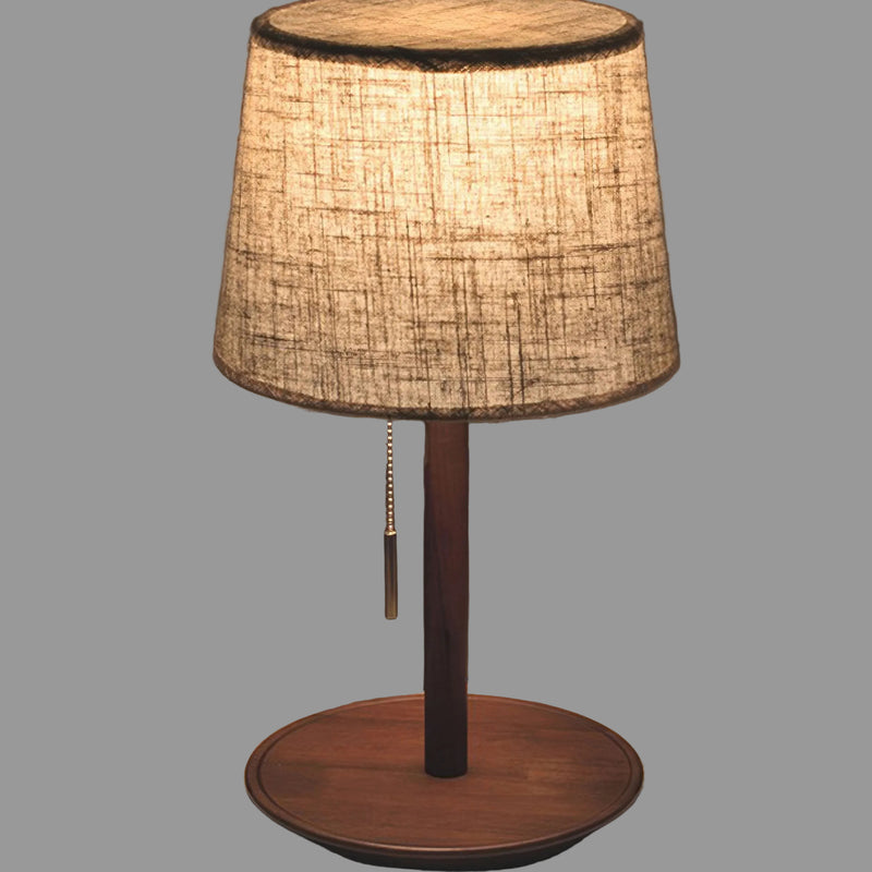 Gentle Glow | Nordic Walnut Table Lamp