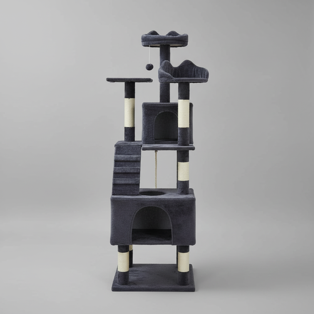 Large Cat Tower | Multi-Level Cat Tree for Big Cats 0