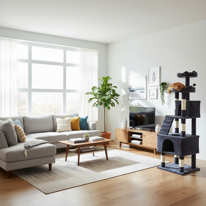 Large Cat Tower | Multi-Level Cat Tree for Big Cats 3