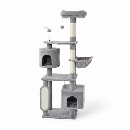 Multi-Cat Tree | Cat Furniture with Condos and Scratching Posts 1