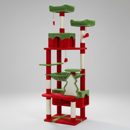 Spacious Cat Tower for Large Cats | Indoor Cat Tree 0