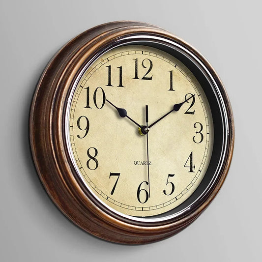 Vintage Silent Wall Clock | Elegant Home Decor 0